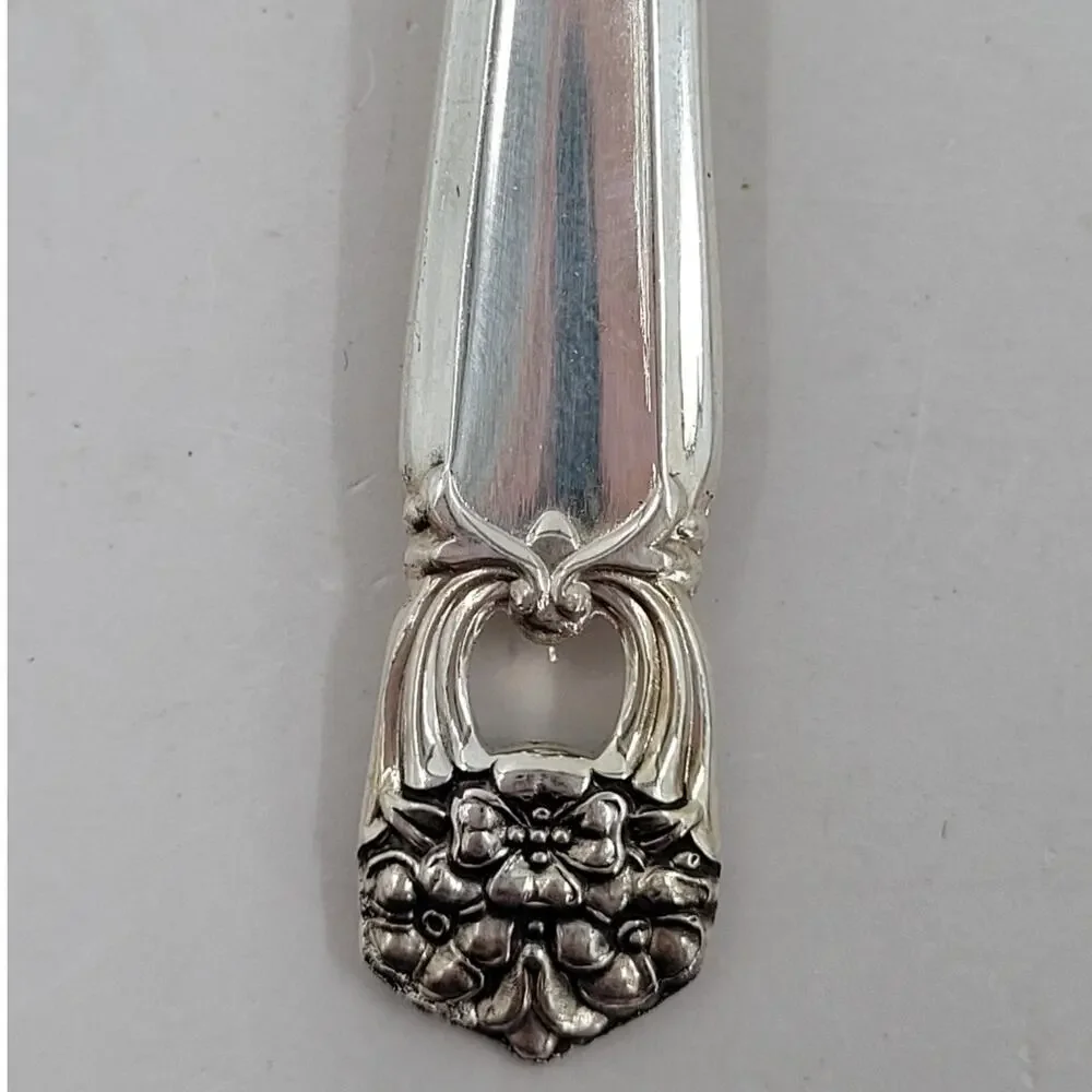 Rogers Brothers Silver Plate Eternally‎ Yours Coquette 2 Sugar Spoons